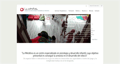 Desktop Screenshot of lametafora.es