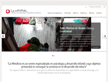 Tablet Screenshot of lametafora.es
